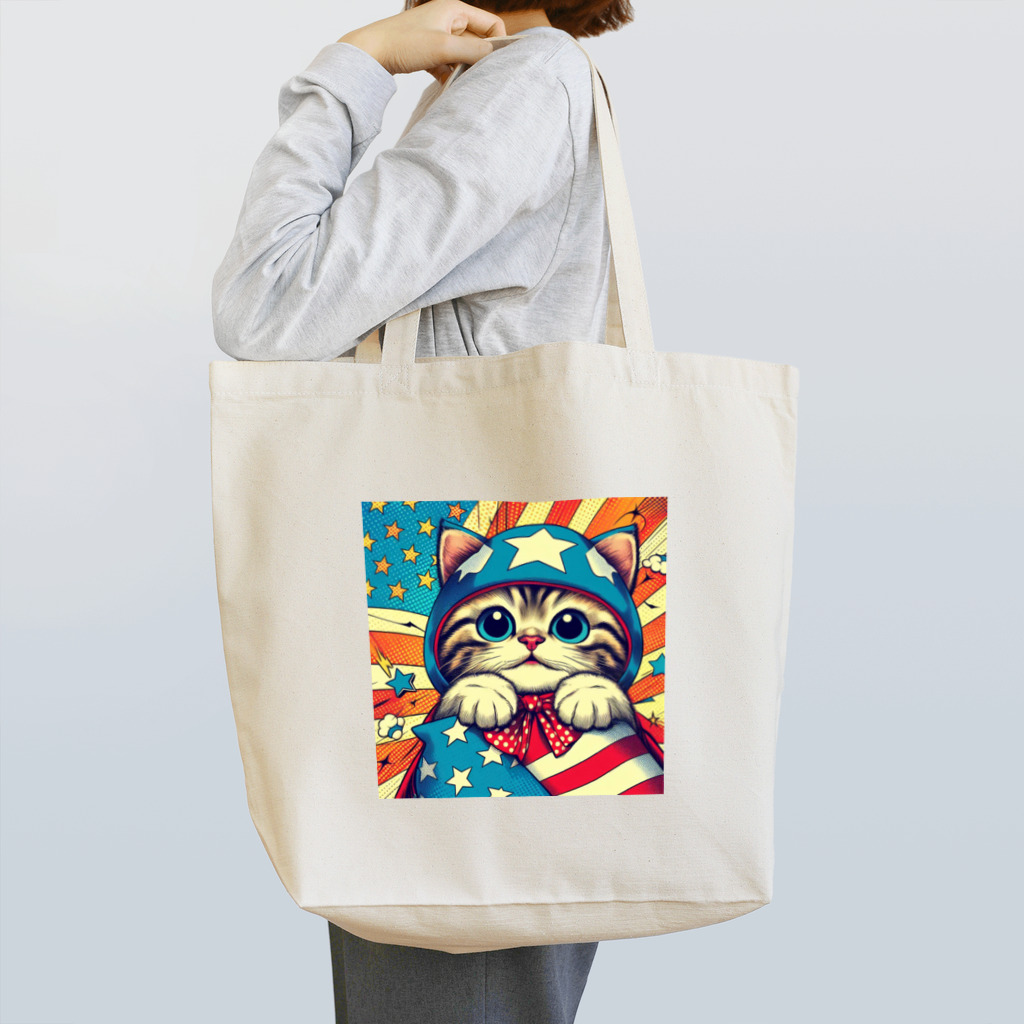 Chiro22のアニメチックねこちゃん。 Tote Bag