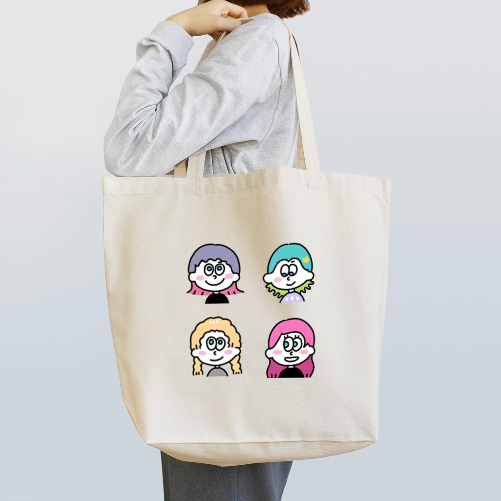 ★Mayamaya★の★ポップな女の子の笑顔★④ Tote Bag