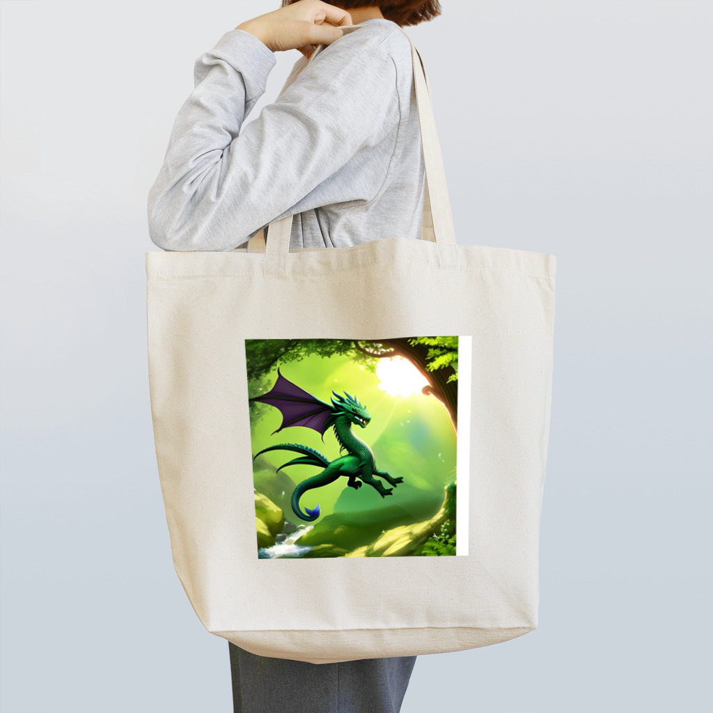 Wakuryuの八恩　森の守り神　愛龍　 Tote Bag