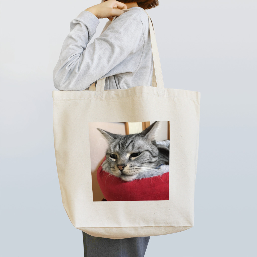 ねこノートのあごのせ寝 Tote Bag