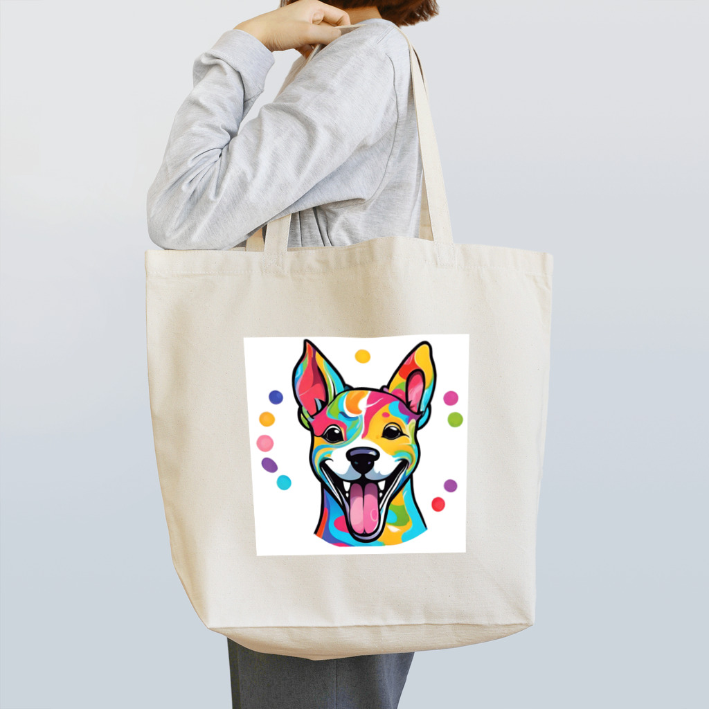 ハッピー・ディライト・ストアの癒しの犬グッズ Tote Bag
