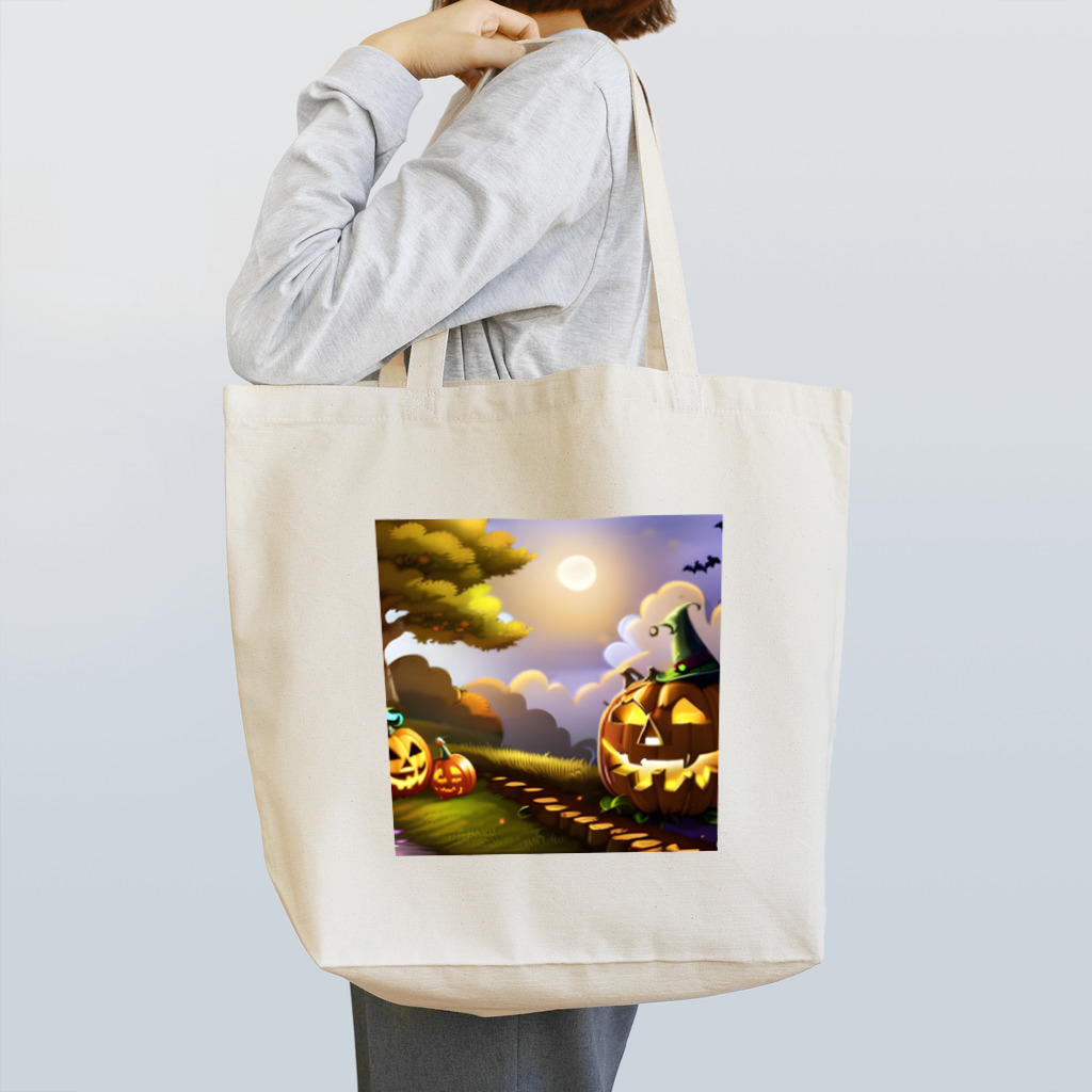 アートとデザインの魔法師けけのハロウィンの日に使えるめちゃ可愛グッズ Tote Bag