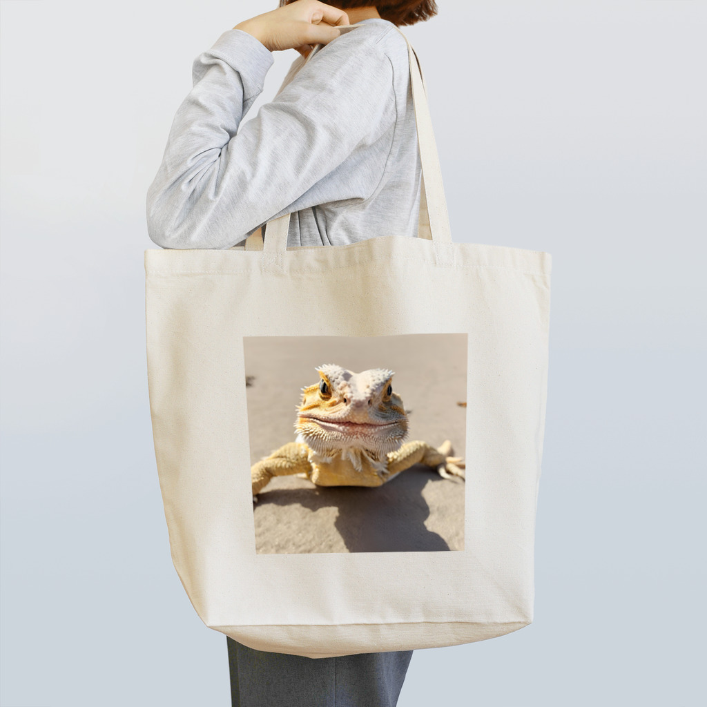 こぶちゃショップのキュートなフトアゴヒゲトカゲ♪ Tote Bag