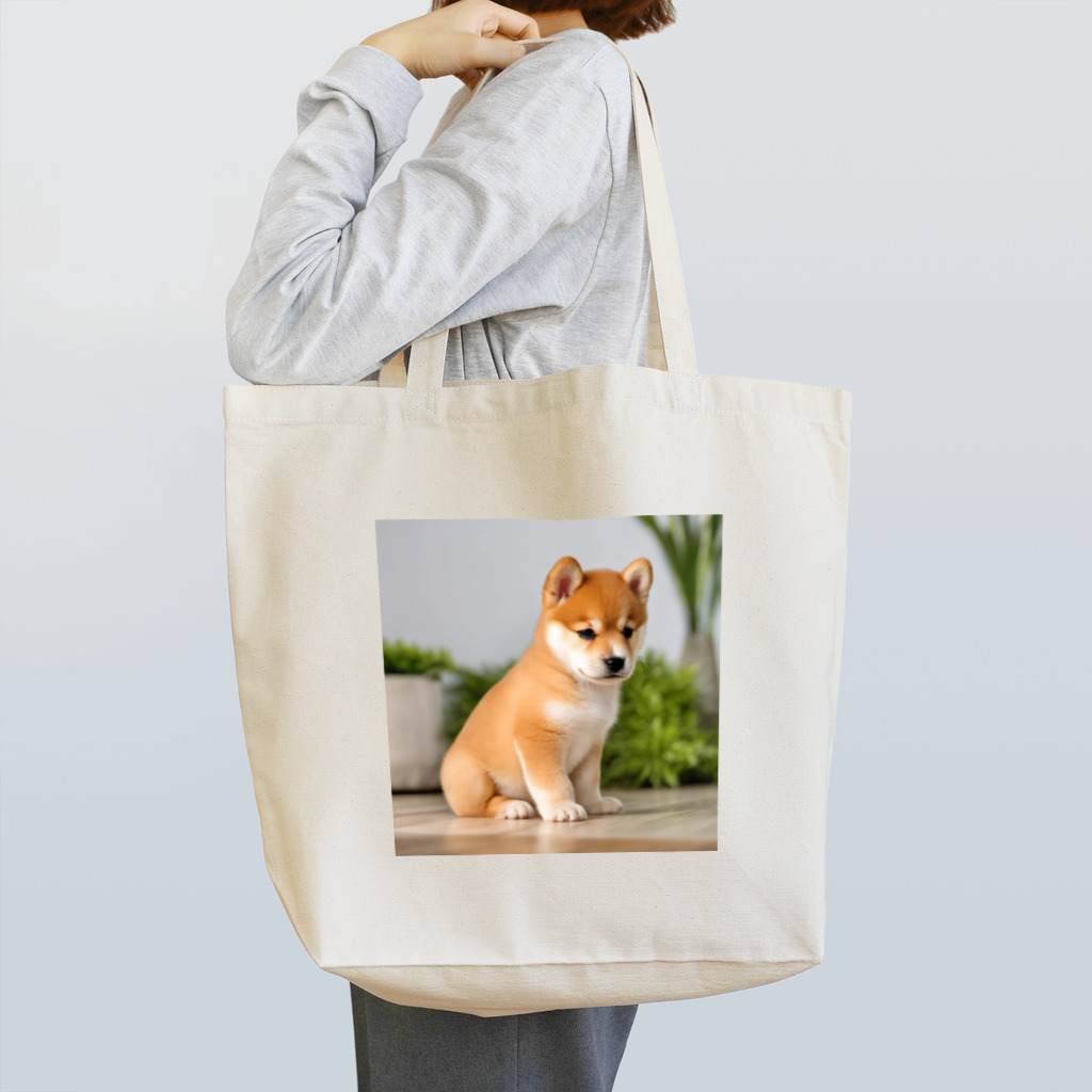 ワイルドワンズの柴犬の子犬 Tote Bag