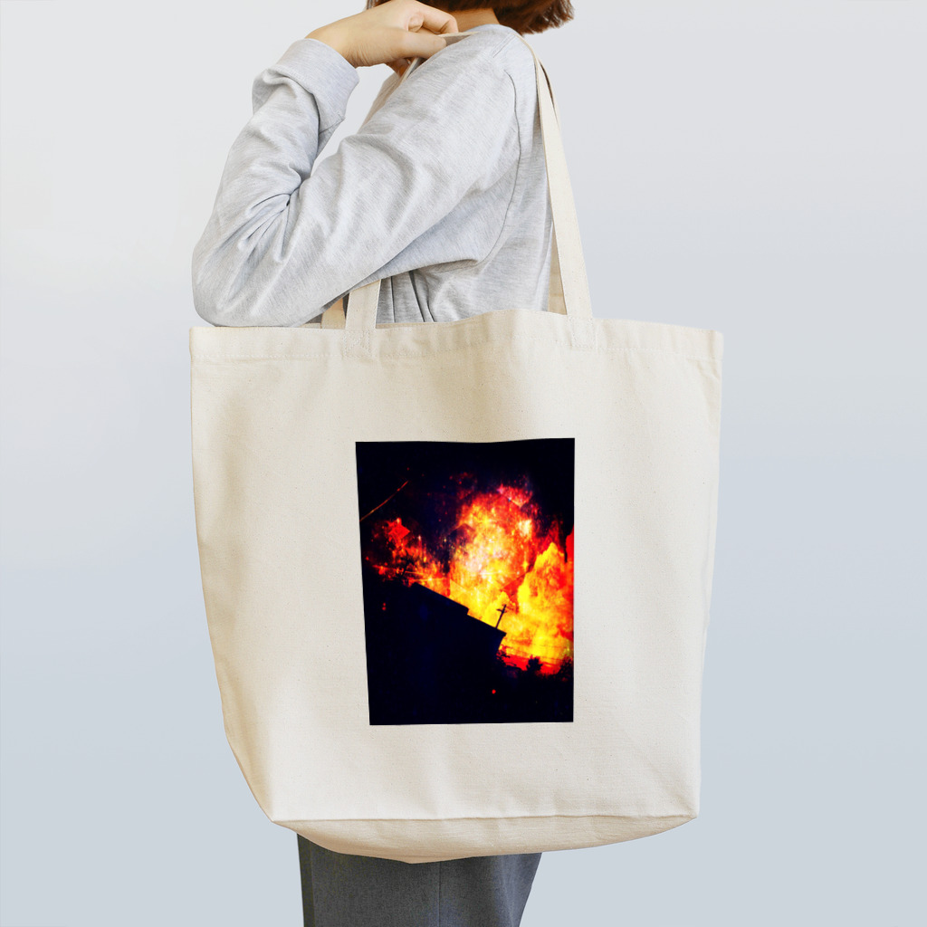 白夢の燃ゆる宇宙 Tote Bag