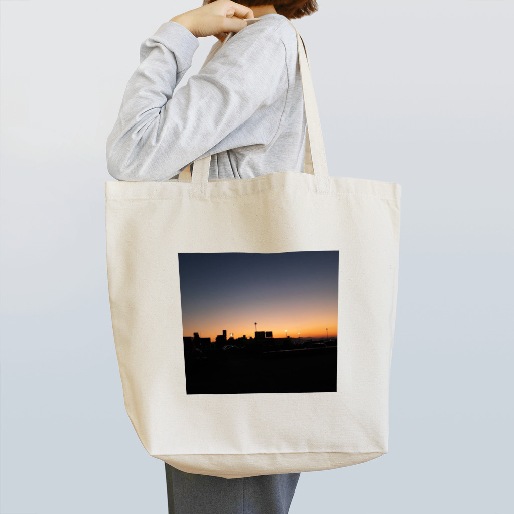 happy_nekoのまちなみ黄昏 Tote Bag