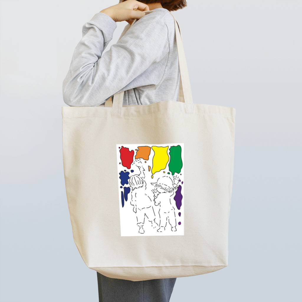 たいがの人生は色とりどりなんよ Tote Bag