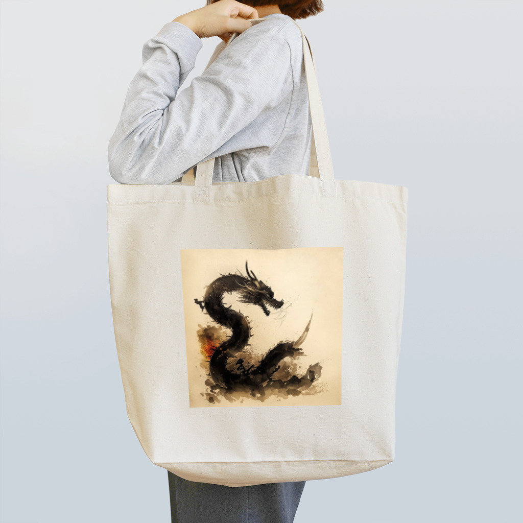 AiNessの和風ドラゴン Tote Bag