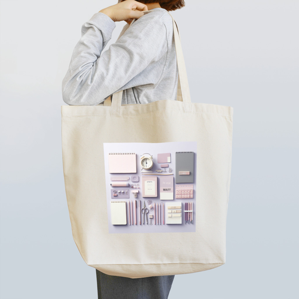 Lock-onの文房具大好き❤薄紫03 Tote Bag