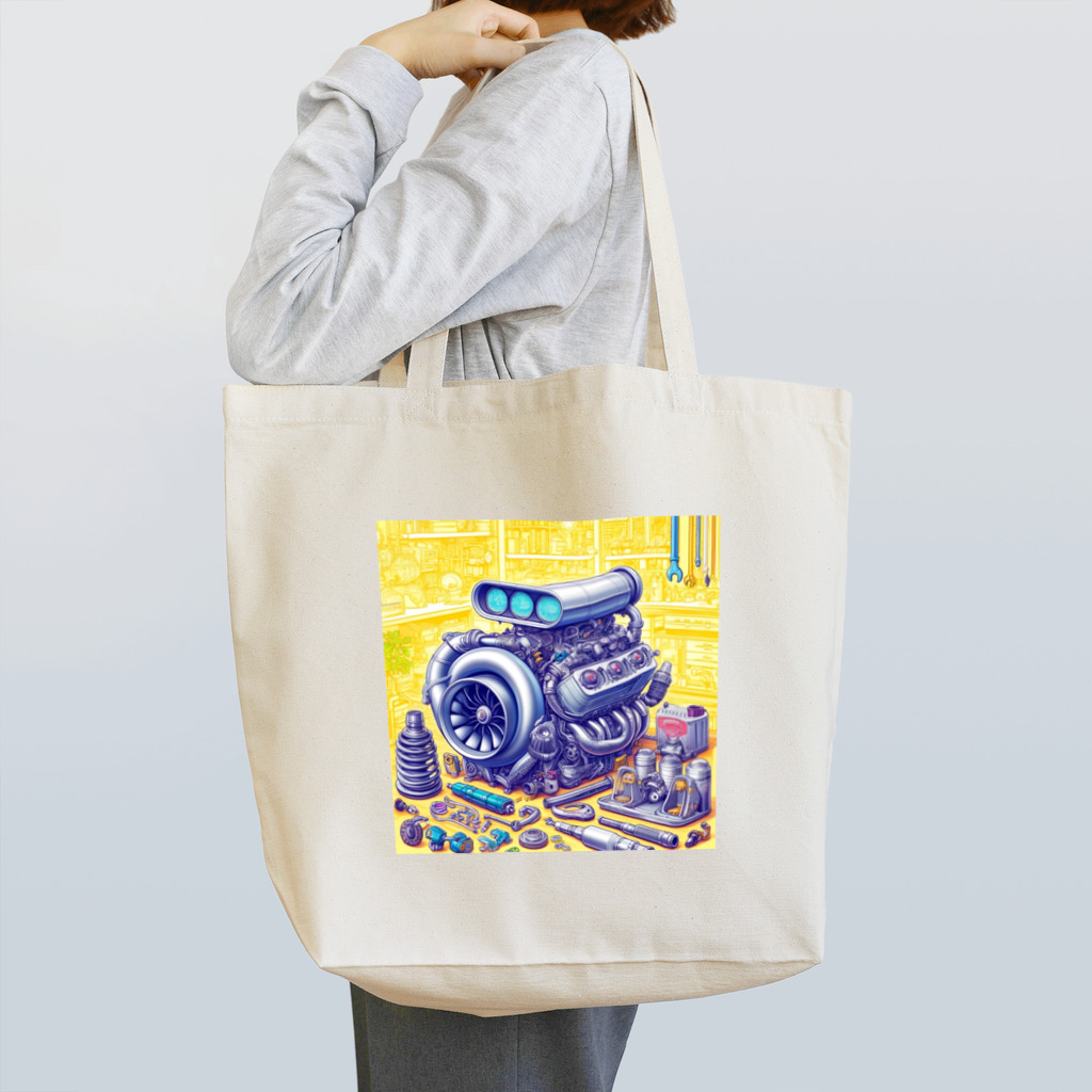 the blue seasonのメカニックの夢遊園地 Tote Bag