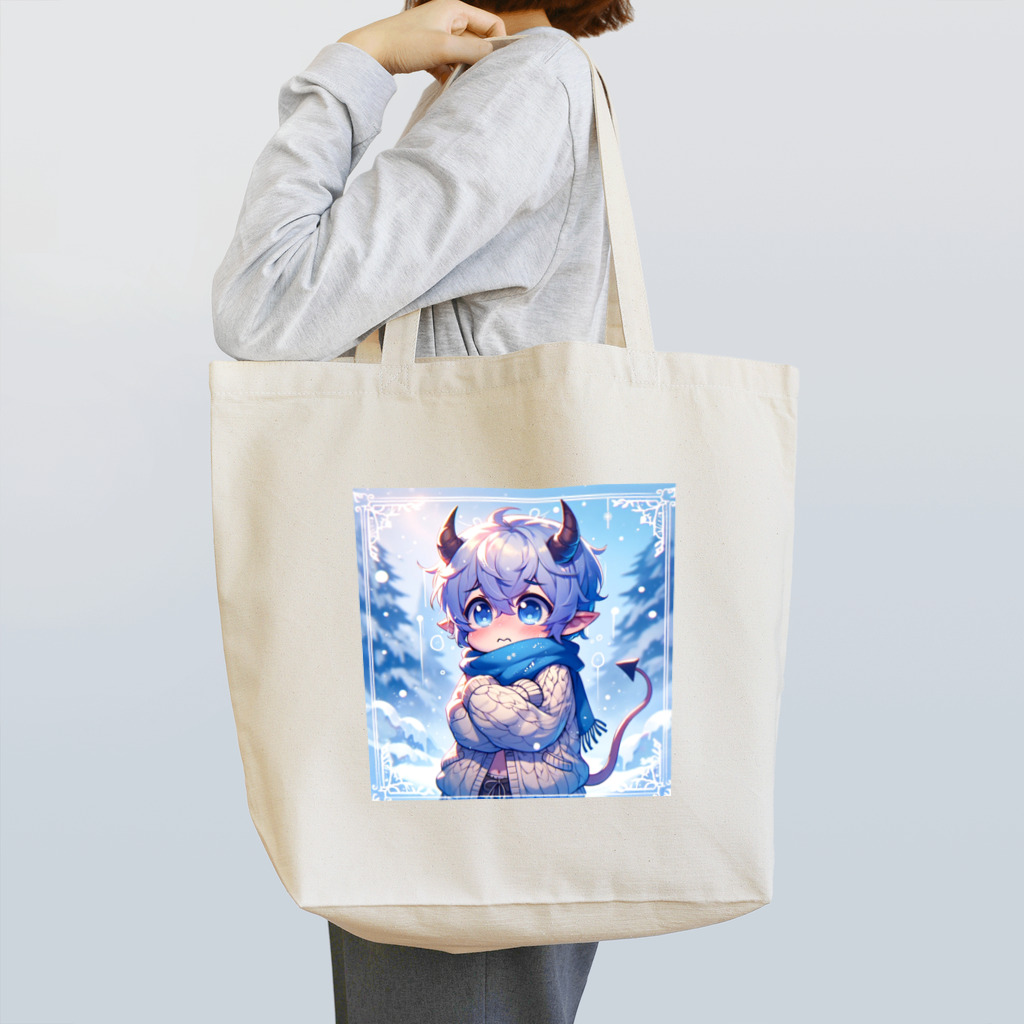 呪文・魔法唱えますのオニのコドモpart2 Tote Bag