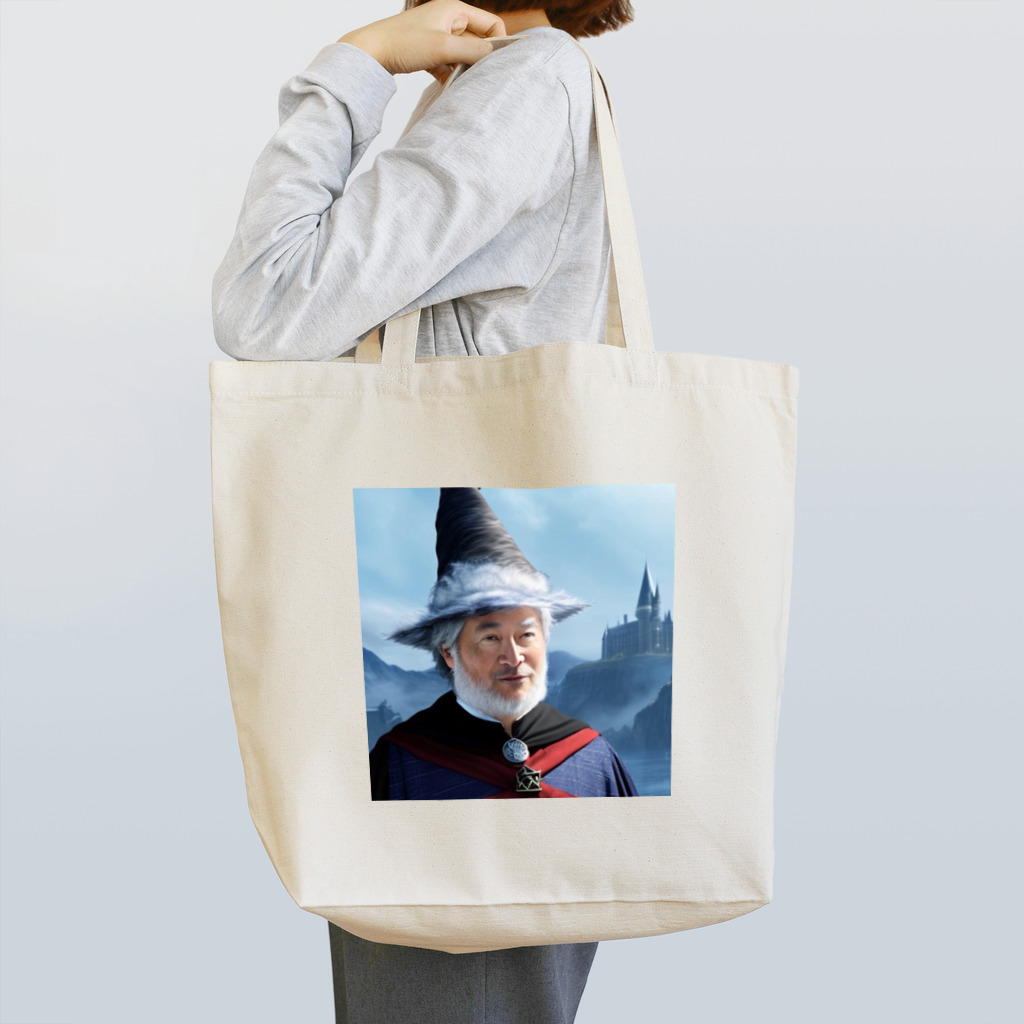 Jimmyの風の工房の留吉じじいの物忘れ防止トートバッグ Tote Bag