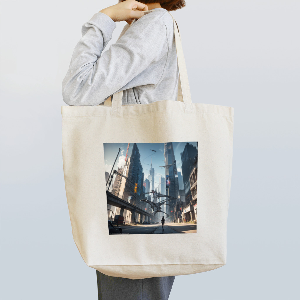 jackpot23のショップの退廃的なセカイ2 Tote Bag