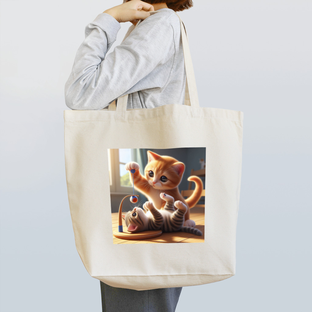 kangekiの遊ぶにゃんこNo.6 Tote Bag