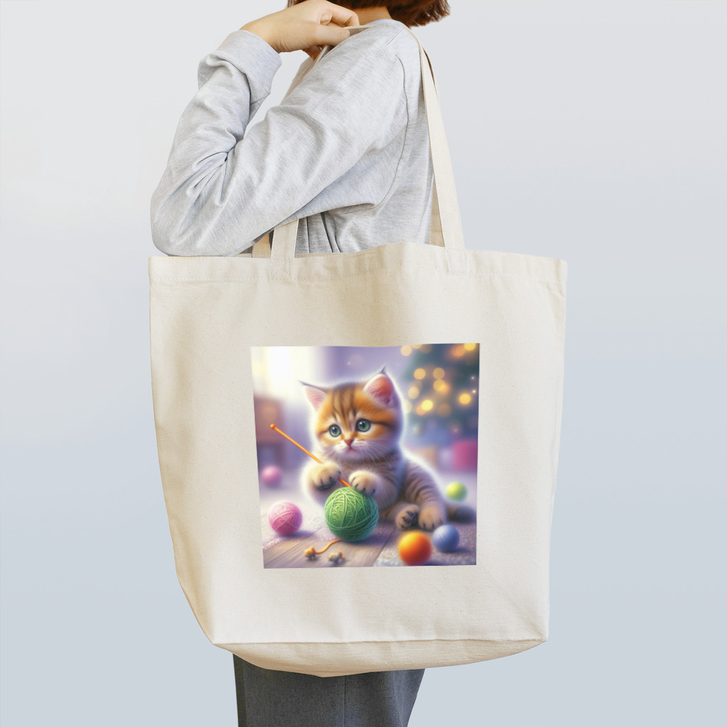 kangekiの遊ぶにゃんこNo.7 Tote Bag