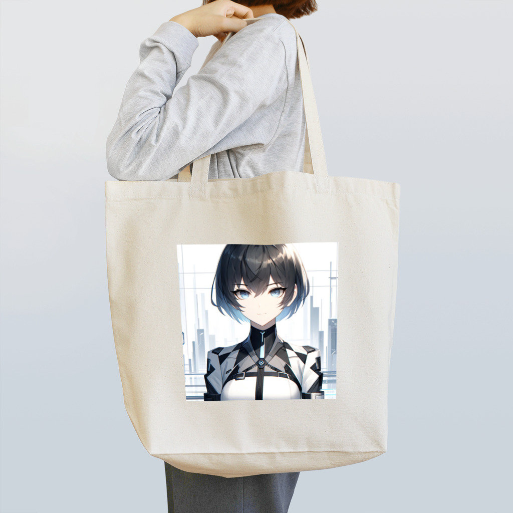 しんがんの未来的なAI美女 Tote Bag