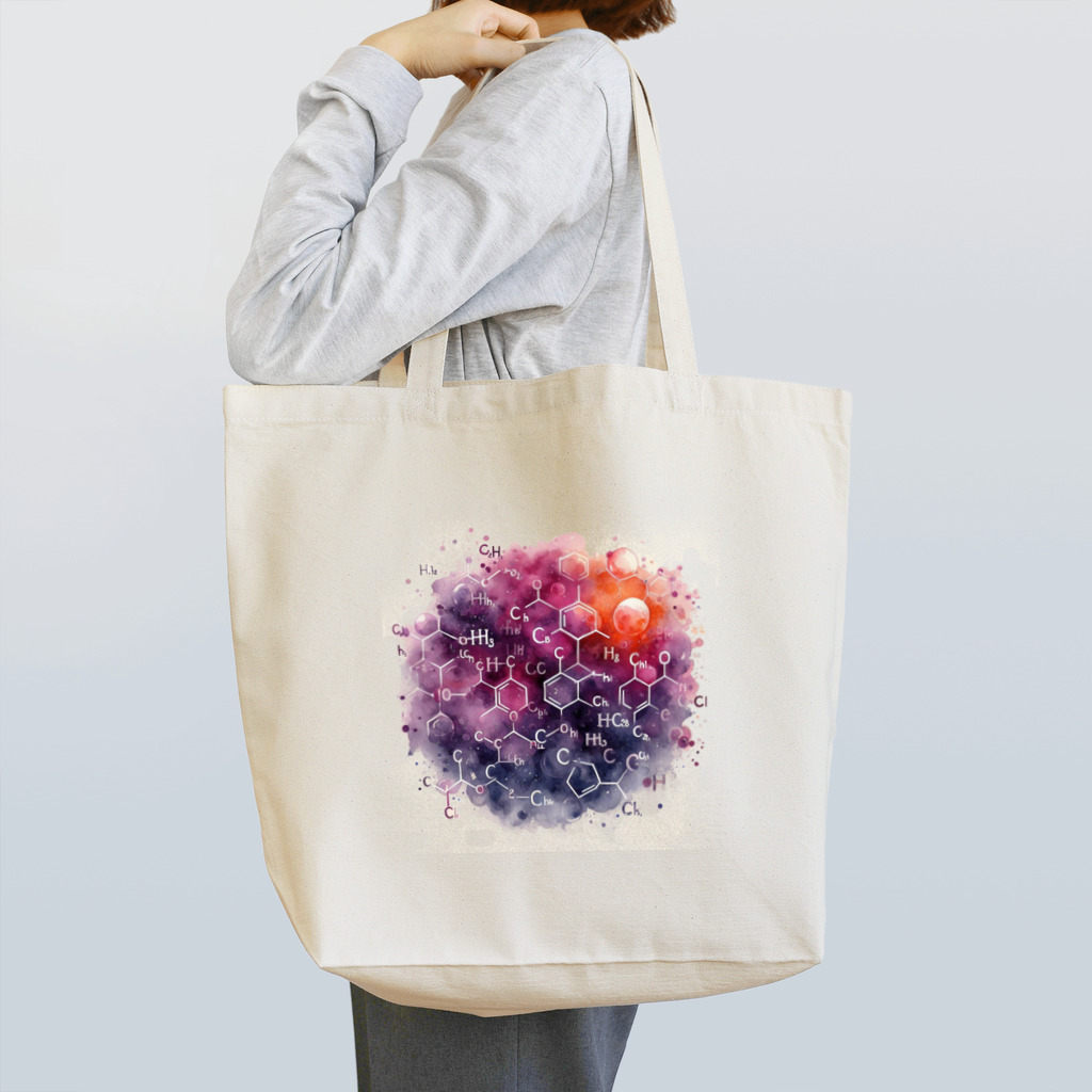 science closet（科学×ファッション）の惑星の化学反応式 Tote Bag