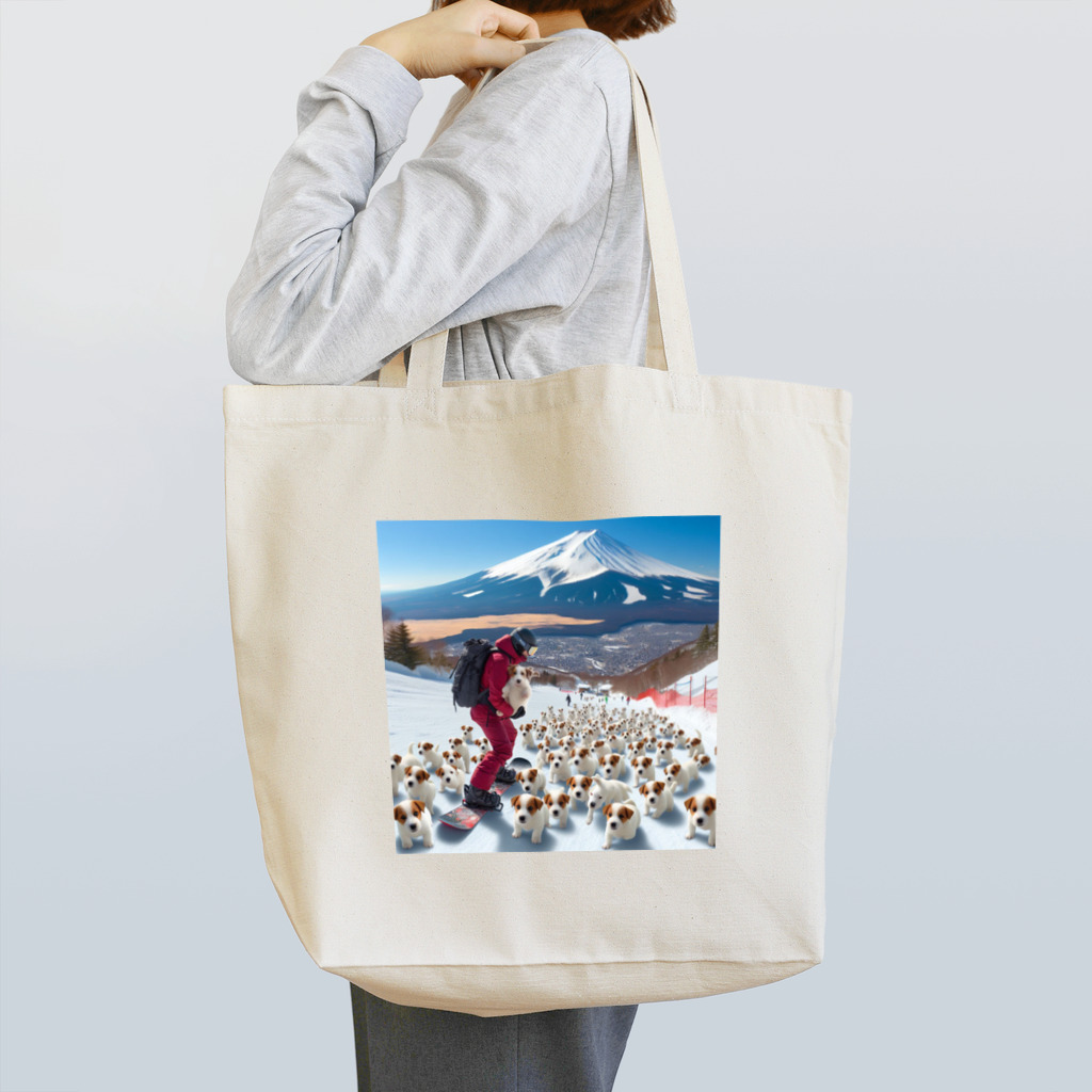 LeoGonのゲレンデジャック Tote Bag