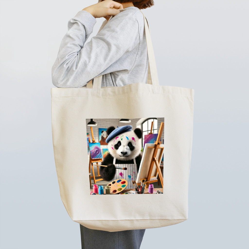 akinyan3128の絵描きのパンダ君 Tote Bag