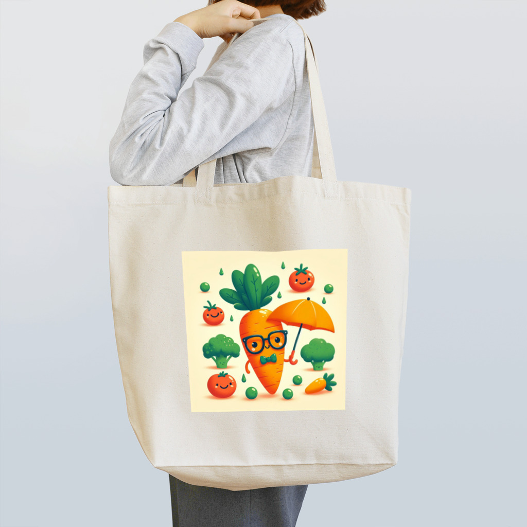 130Saitohの人参・トマト・ブロッコリー Tote Bag