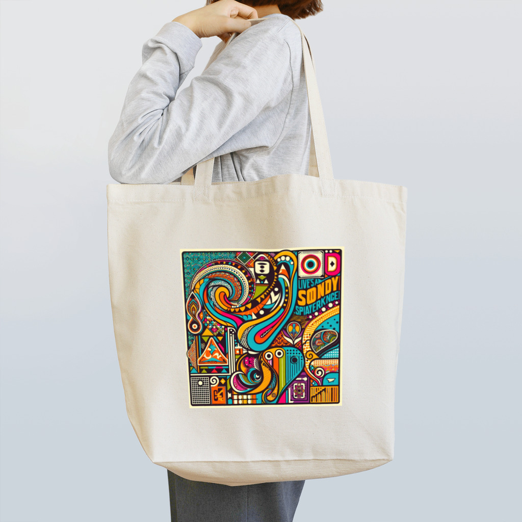 yumekanaのレトロな雰囲気が漂う、ユニークなデザイン。 Tote Bag