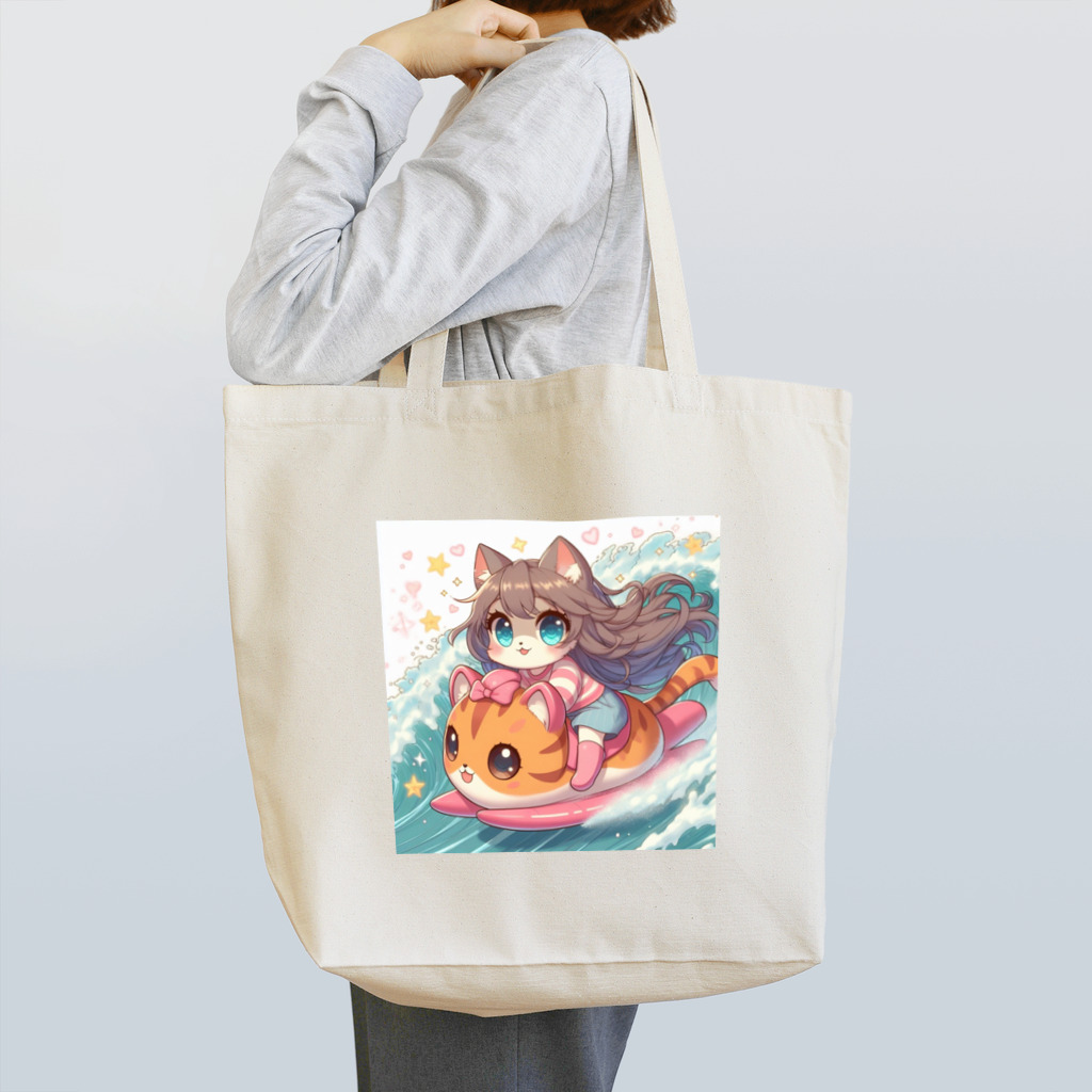 ichi_cocoの海辺のサーファー気分 Tote Bag