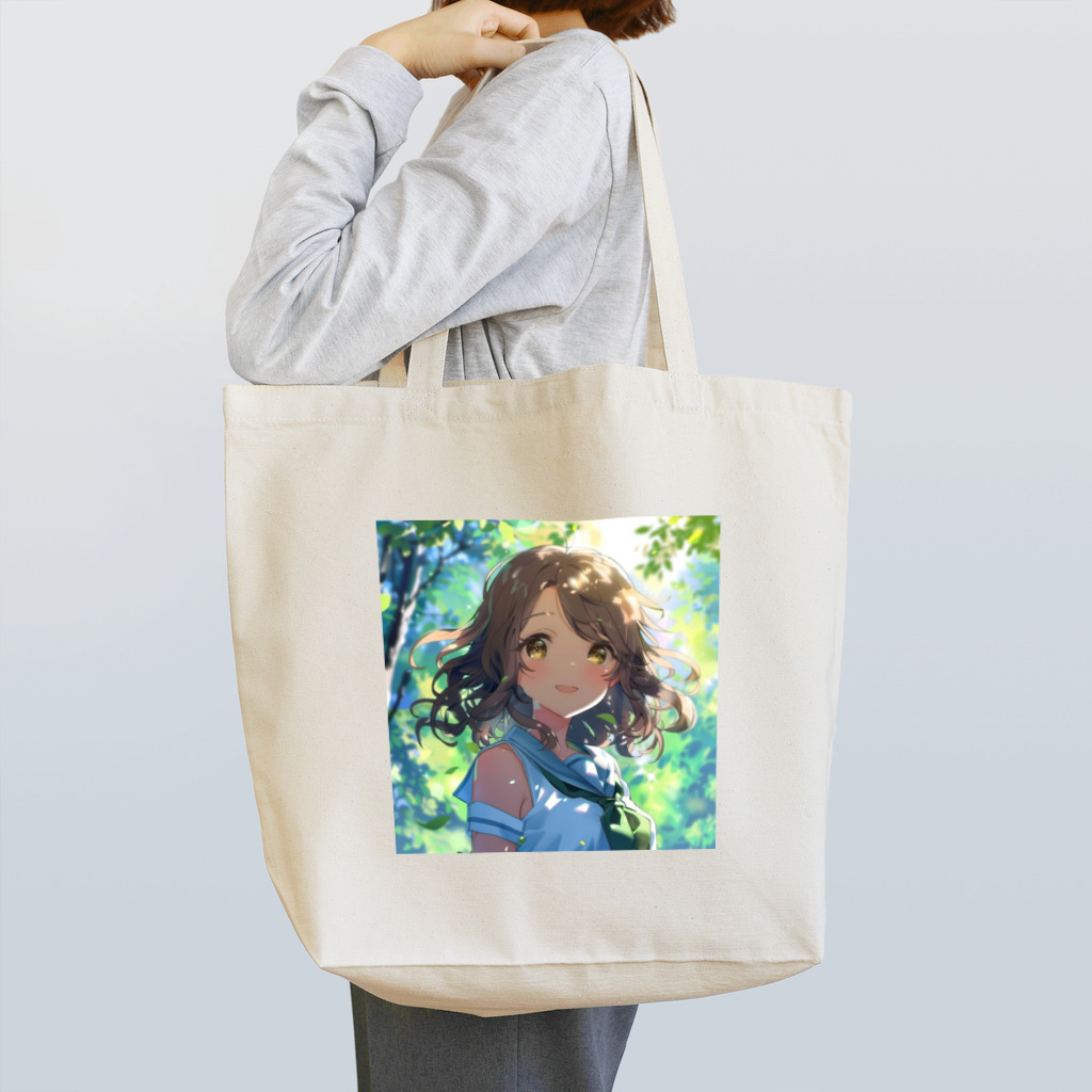 AQUAMETAVERSEのセーラー服の可愛い女の子　Tomoe bb 2712 Tote Bag