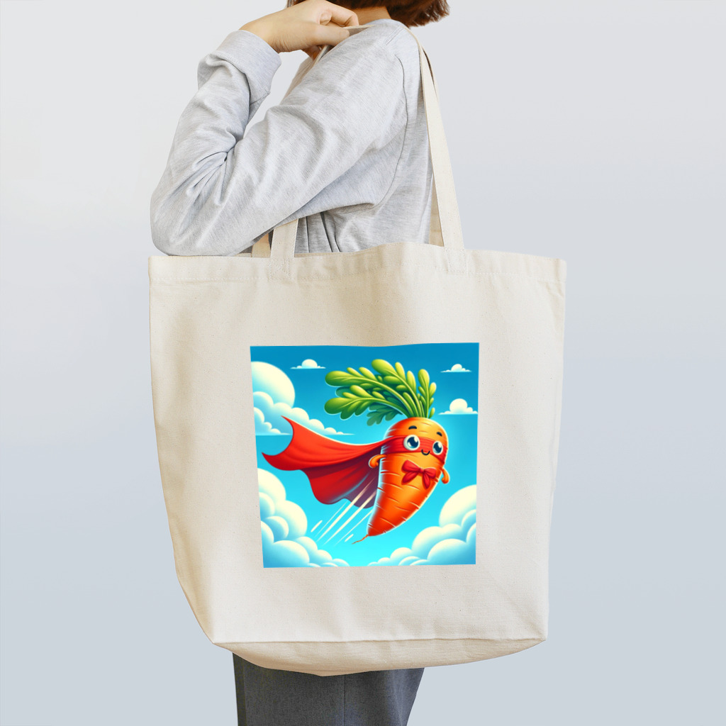 Atyatyuの人参マンマスコットグッズ Tote Bag