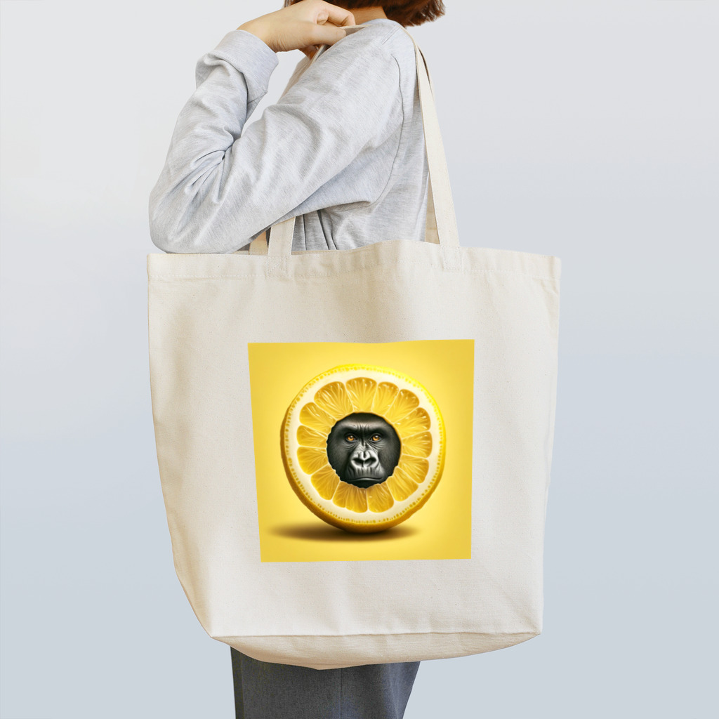 ゴリラショップのThe Mighty Gorilla Lemon  Tote Bag