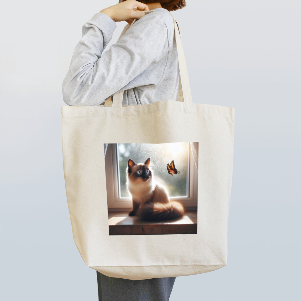 何でもありデザインのネコ Tote Bag