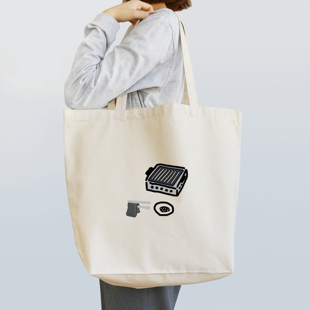 蛇口〆太のお店のコンロで焼き肉 Tote Bag