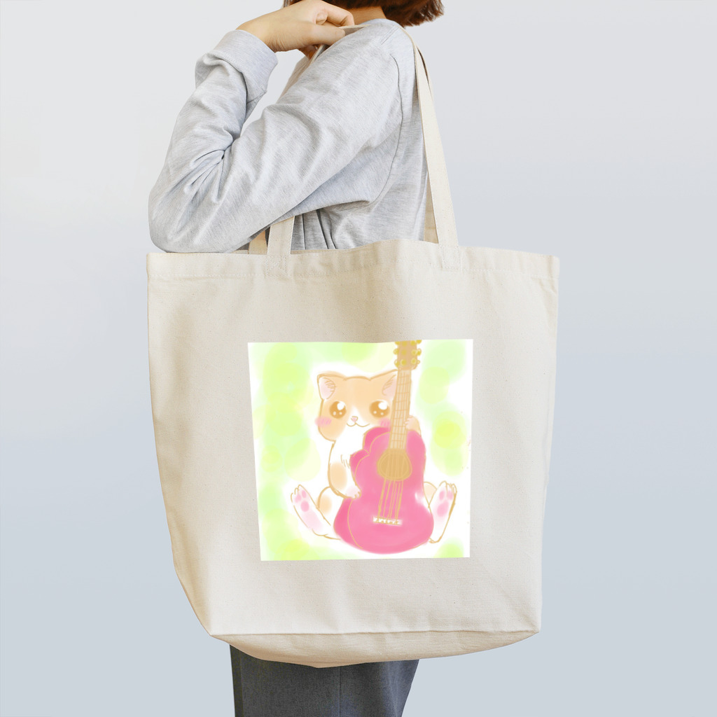 もみかのギターにゃんこ Tote Bag