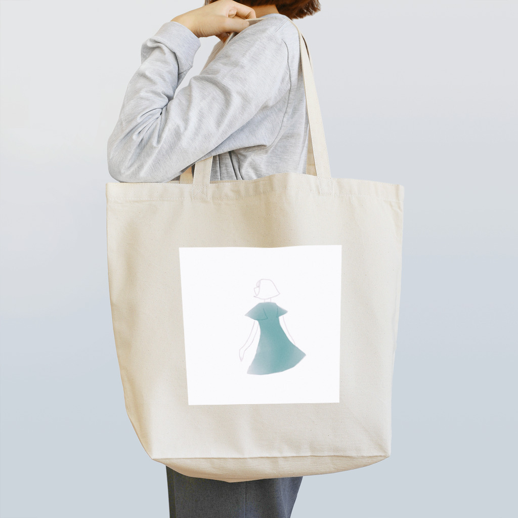 ほうじ茶の消えかけの女の子 Tote Bag