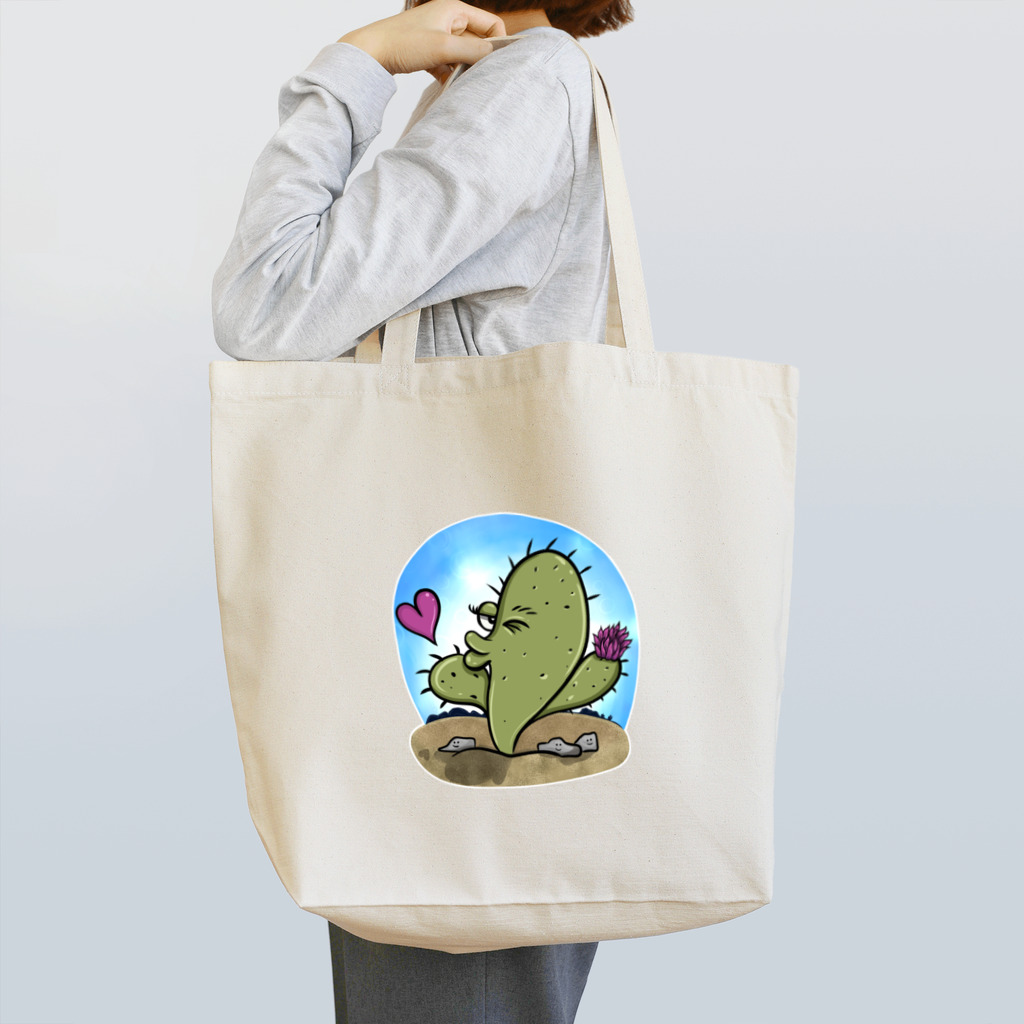 Realm of Ramblesのサボテン - 投げキス Tote Bag