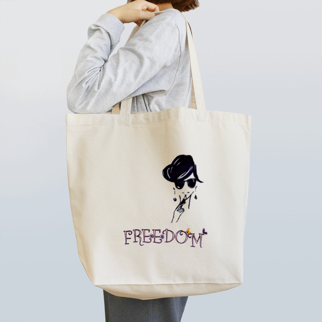 FREEDOM_K_のFREEDOM　Paris女子 トートバッグ