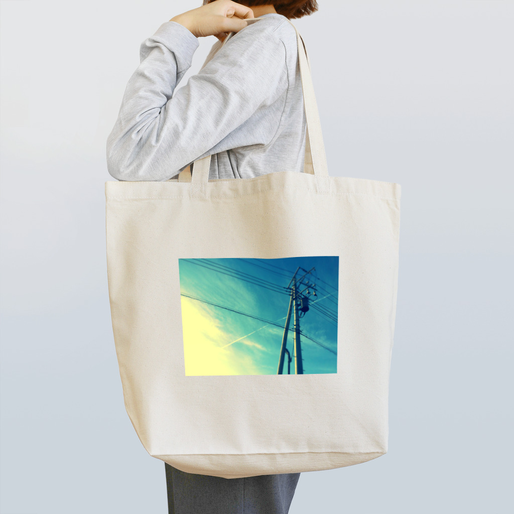 けいてぃの飛行機雲 Tote Bag