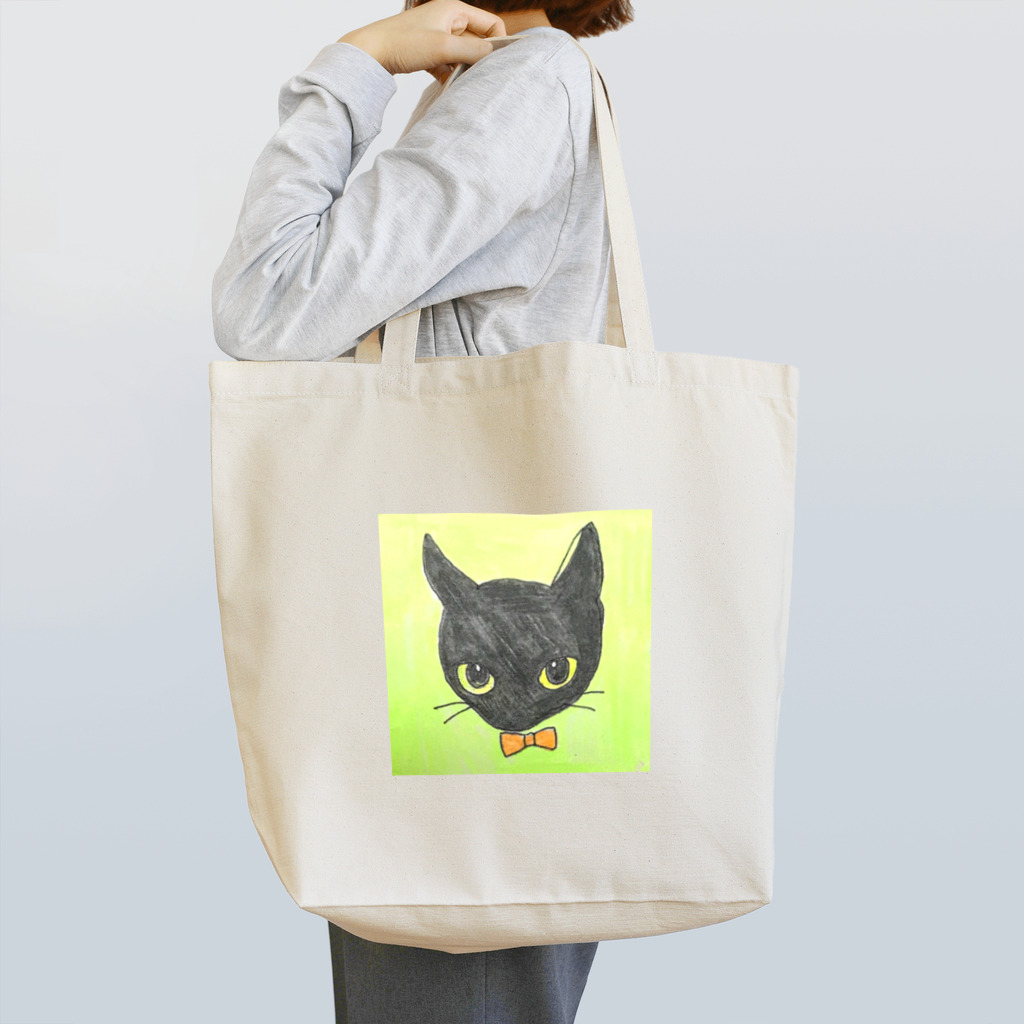 peperutの黒猫おめかし　 Tote Bag