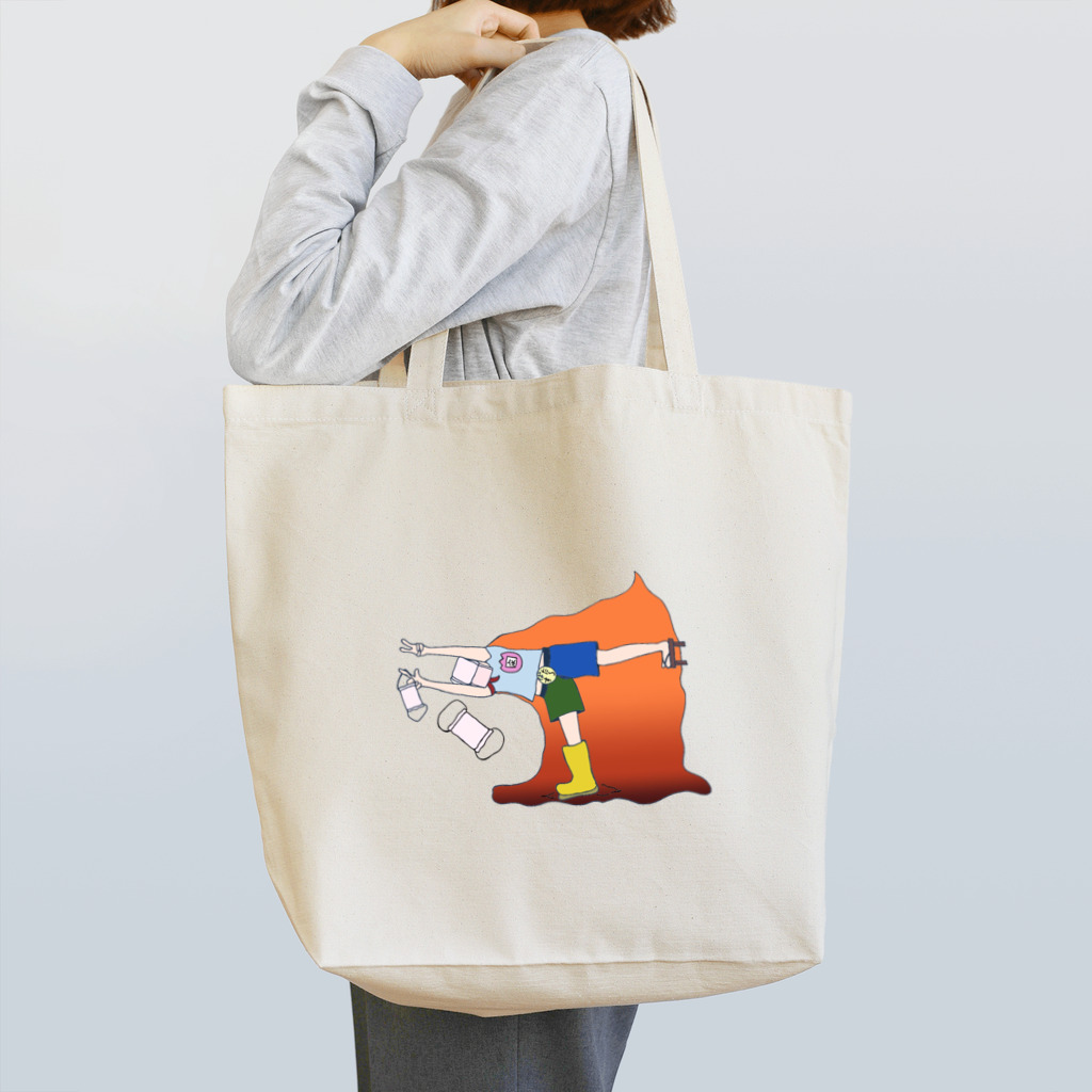 ちゅんのおみせのヒーロー(カラー) Tote Bag