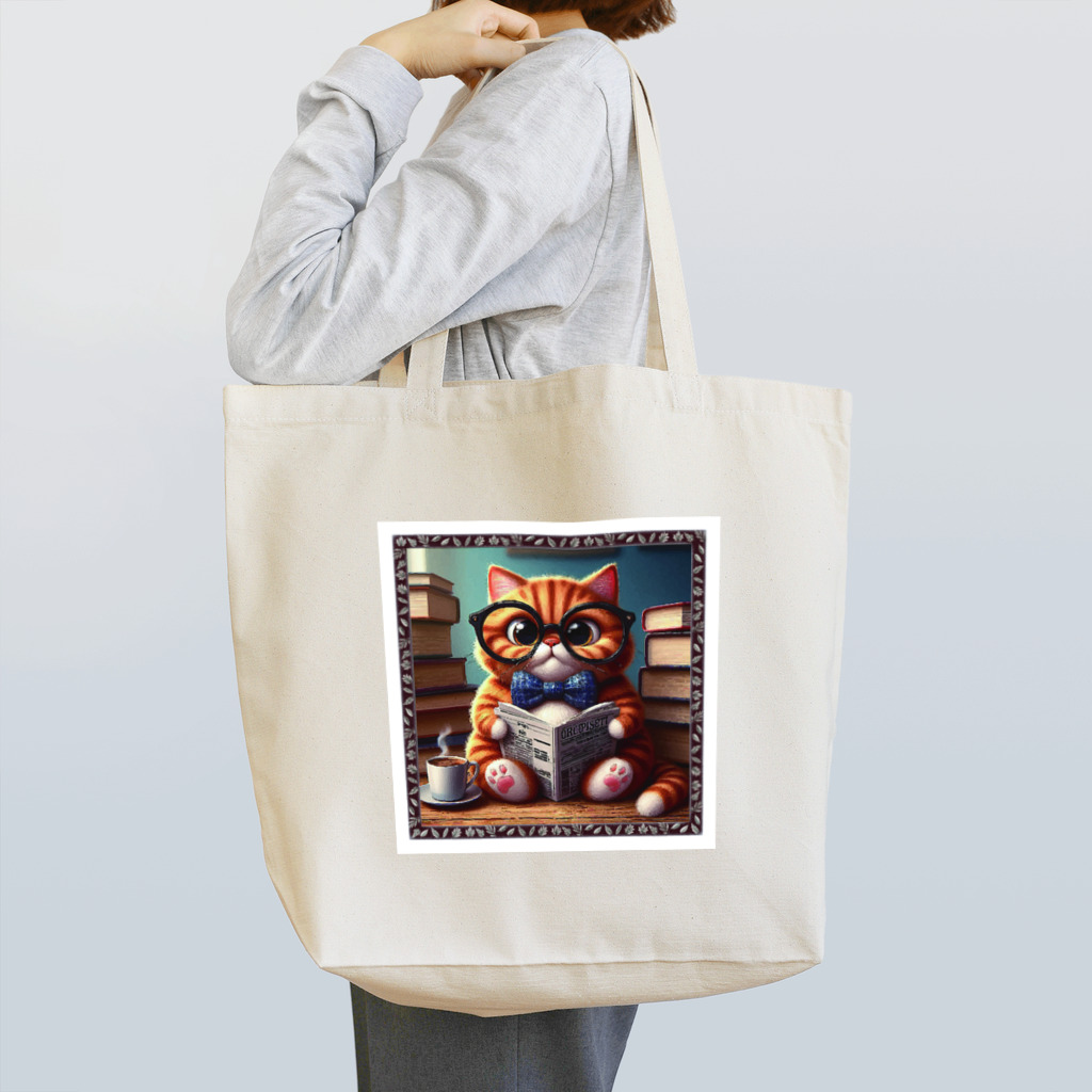 二代目　旬吉。の猫×休日 Tote Bag