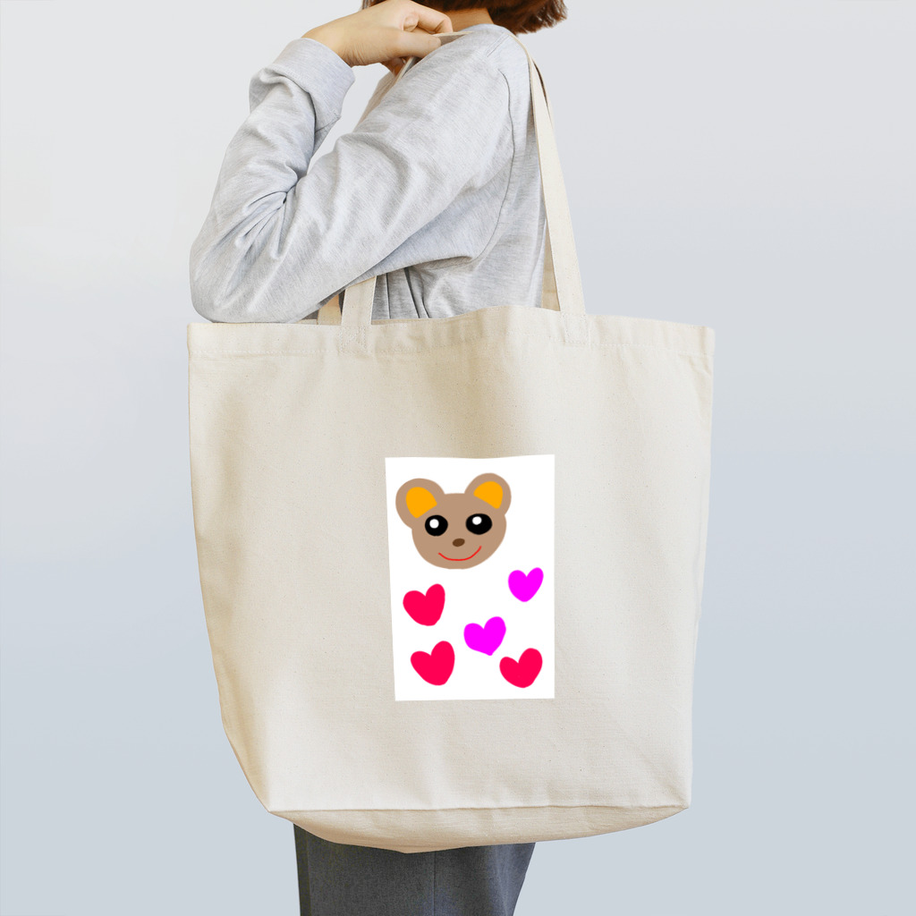 SMILE☆TIMEのくまちゃんとハート Tote Bag