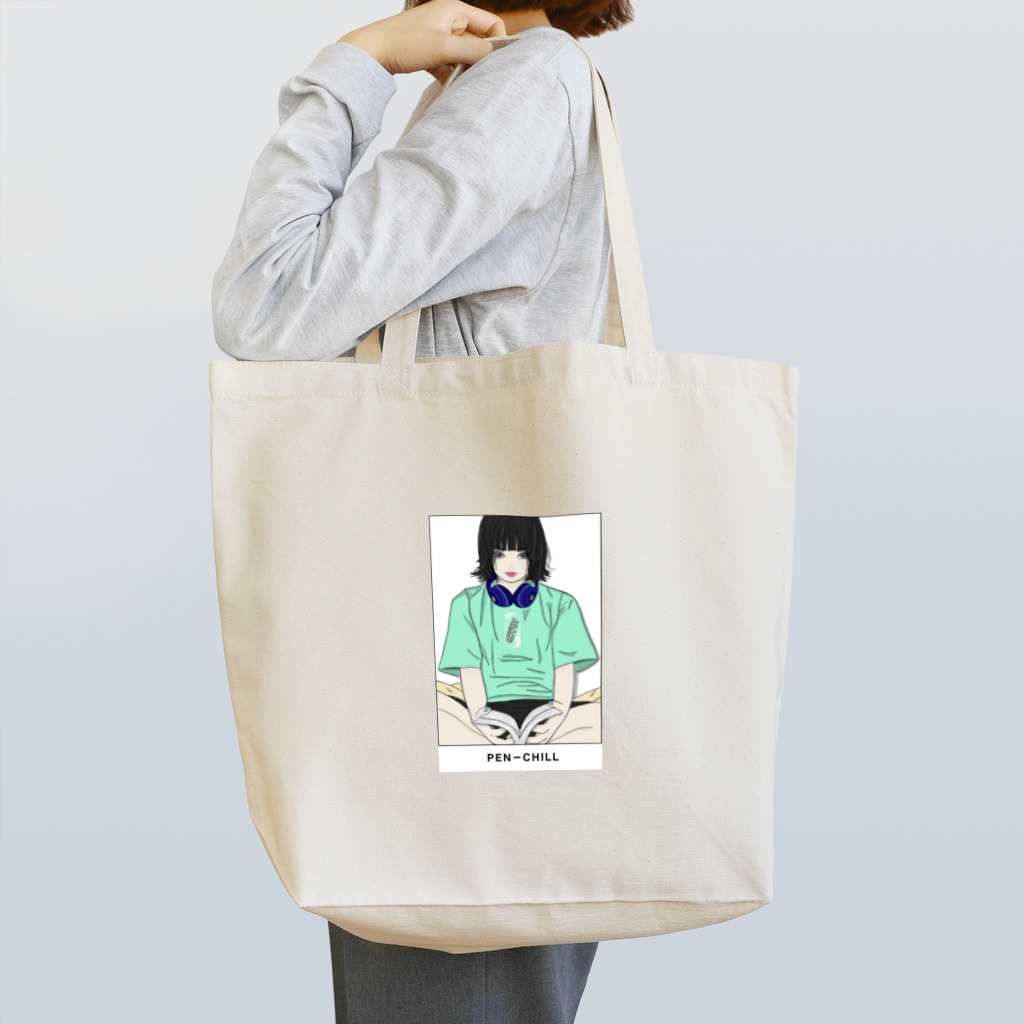 PEN-CHILL.storeのサイダーガール Tote Bag