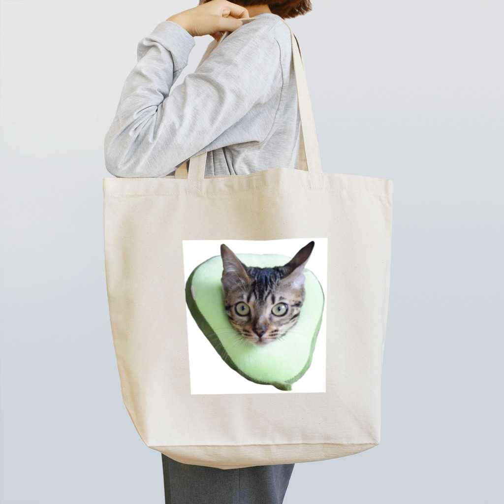 ベンガル猫のちゃい。のアボカド Tote Bag