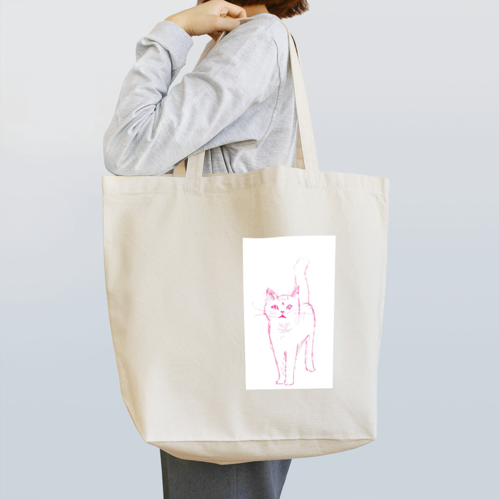 mercyのcat simple トートバッグ