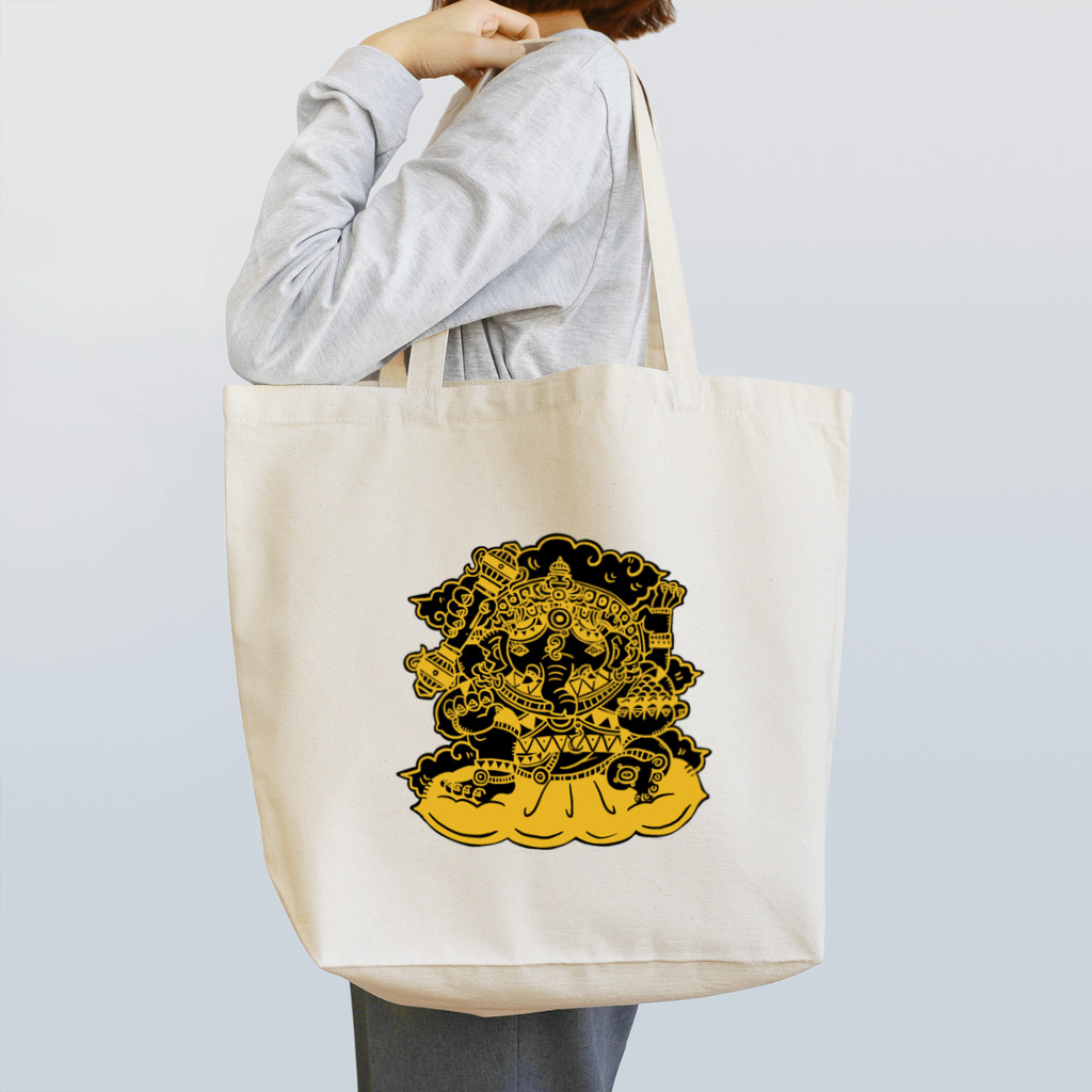 awaokoshiの幸福のガネーシャ　 Tote Bag