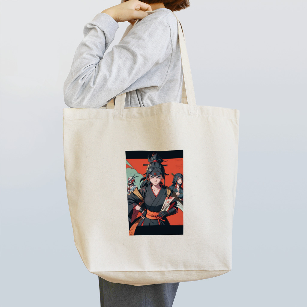 kimono_musume  AI artのscene12 Tote Bag