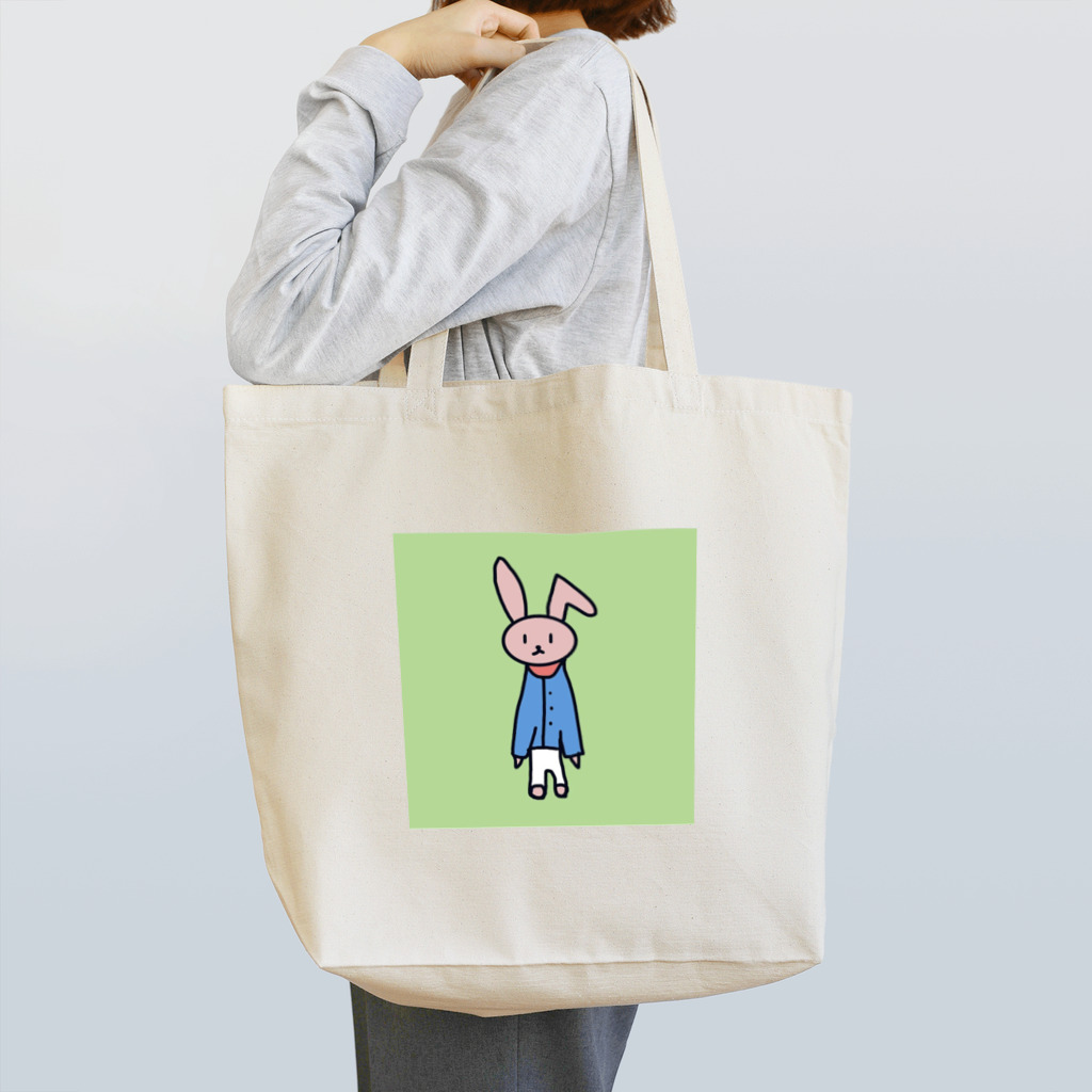 R_IllustratörのDabotto Usagisan『ダボっとウサギさん』 トートバッグ