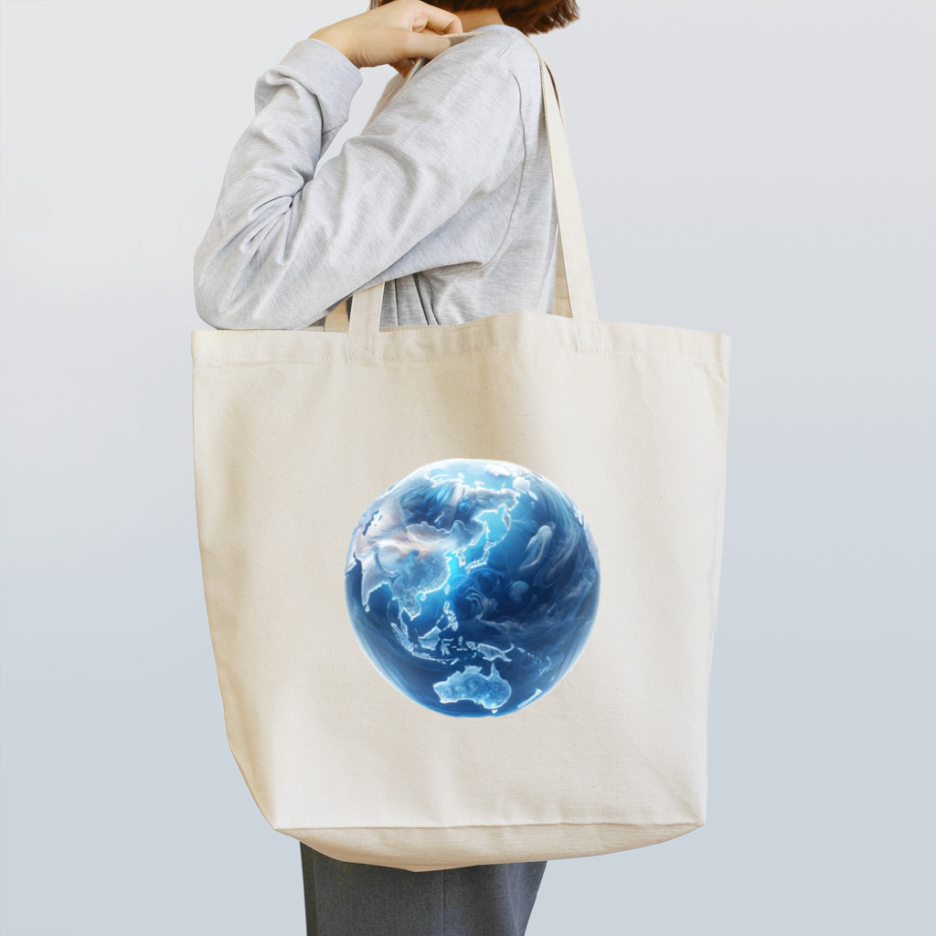 Ryoukaの地球_ガラス玉 Tote Bag