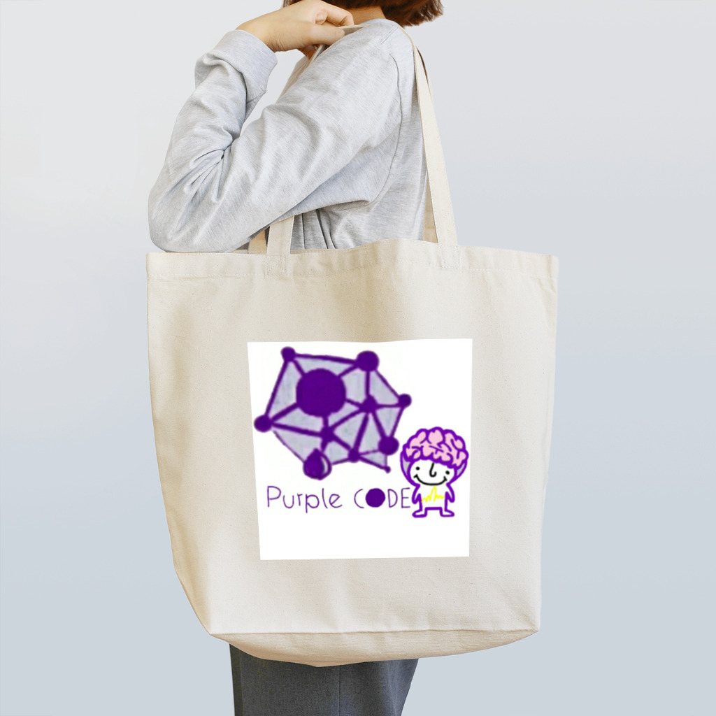 NPO法人 Purple Codeのむらさき　のうさま2　雑貨 トートバッグ