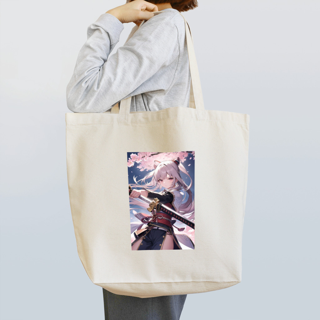 K-zuFACTORYのSAKURa-桜戦姫- Tote Bag