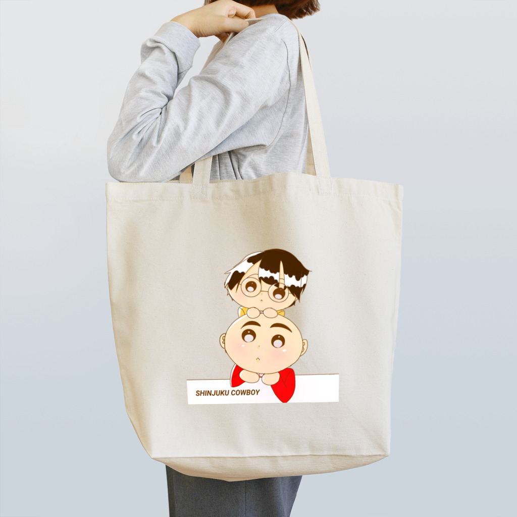 新宿カウボーイ商店の新宿カウボーイ『かねきよon石沢デザイン』 Tote Bag